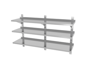 Półka wisząca przestawna potrójna 1800x400x875 mm | TECHNICA, 38631840