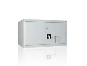 Wzmocniona szafa 1-półkowa, 2-drzwiowa | KART-MAP, Mona050/2/RM