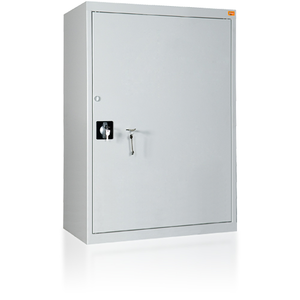 Wzmocniona szafa 2-półkowa, 1-drzwiowa | KART-MAP, Mona070/1/RM