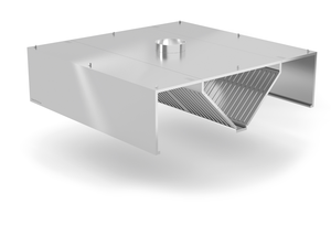 Okap centralny skrzyniowy 2200x1500x450 mm | TECHNICA, 7202215