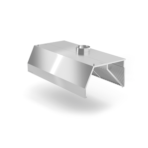 Okap przyścienny trapezowy 2500x800x450 mm | TECHNICA, 7402580