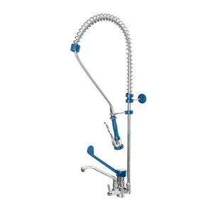 Bateria sztorcowa 1140 mm, nablatowa, jednootworowa, ze spryskiwaczem i wylewką 250 mm, niebieska | MONOLITH, P0201020249/BLU