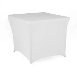 Biały pokrowiec na stół cateringowy 860x860x740 mm | TECHNICA, Banquet Line