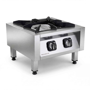 Taboret gazowy 17,0 kW, rozmiar L, 500x500x350 mm, z palnikiem dwukoronowym | TECHNICA, Silver Line