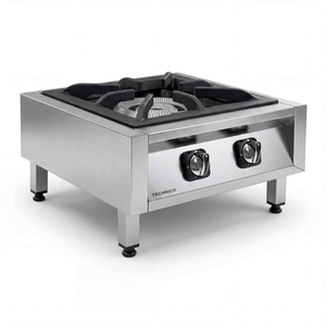 Taboret gazowy 17,0 kW, rozmiar XL, 600x600x350 mm, z palnikiem dwukoronowym | TECHNICA, Silver Line