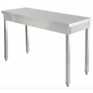 Stół centralny bez półki, skręcany, 1400x600x850 mm | TECHNICA, Silver Line