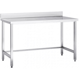 Stół przyścienny bez półki, skręcany, 1200x600x850 mm | TECHNICA, Silver Line