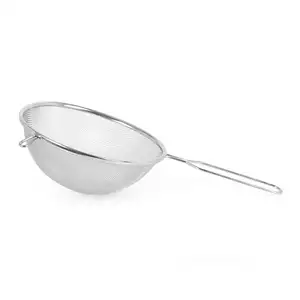 Sito o średnicy 200 mm, z rączkami, ze stali nierdzewnej | TECHNICA, Gold Line