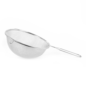 Sito o średnicy 230 mm, z rączkami, ze stali cynowanej | TECHNICA, Silver Line