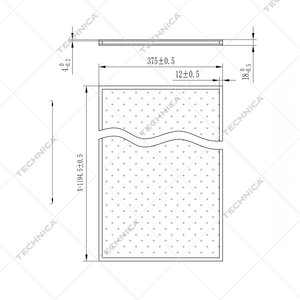 Szkło boczne do 460235, 461235, 460235L, 461235L | TECHNICA, 460235/052