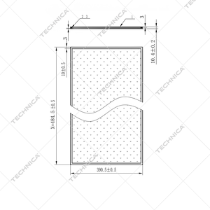 Szkło drzwi do 460158, 461158, 460058, 461058 | TECHNICA, 460058/051