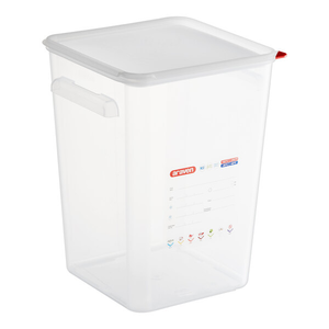 Pojemnik na produkty z polipropylenu z uchwytami 290x290x400 mm, 22 l | ARAVEN, 11857