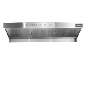 Okap z wentylatorem wyciągowym do pieca, 0,13 kW, 1188x1200x410 mm | CUPPONE, Michelangelo