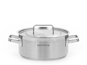 [Zestaw] Garnek niski 5 l o średnicy 240 mm z pokrywką ze stali nierdzewnej | TECHNICA, Platinum Line + Patelnia 2,3 l o średnicy 240 mm ze stali nierdzewnej | TECHNICA, Platinum Line + Rondel 1,9 l o średnicy 160 mm ze stali nierdzewnej z pokrywką | TECHNICA, Platinum Line + Garnek średni 1,9 l o średnicy 160 mm z pokrywką ze stali nierdzewnej | TECHNICA, Platinum Line + Garnek niski 3,3 l o średnicy 200 mm z pokrywką ze stali nierdzewnej | TECHNICA, Platinum Line