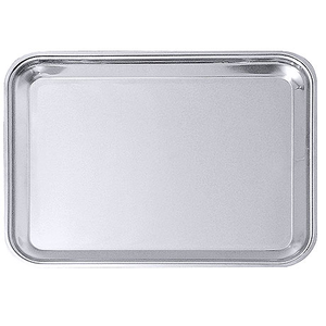 Taca ekspozycyjna ze stali nierdzewnej 220x170x20 mm | CONTACTO, 51/220