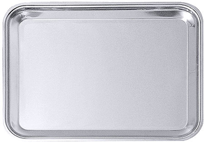 Taca ekspozycyjna ze stali nierdzewnej 340x260x20 mm | CONTACTO, 51/340