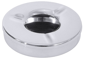 Popielniczka stalowa o średnicy 110 mm | CONTACTO, 215/120