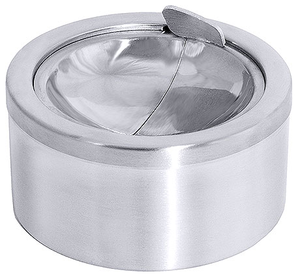 Popielniczka stalowa o średnicy 115 mm | CONTACTO, 535/115