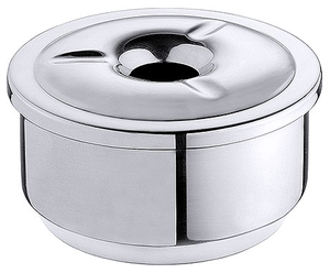 Popielniczka stalowa o średnicy 110 mm | CONTACTO, 536/110