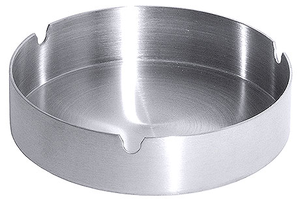 Popielniczka stalowa o średnicy 100 mm | CONTACTO, 537/100