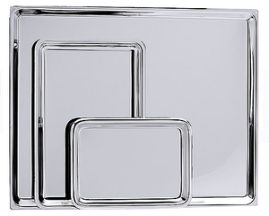 Taca nierdzewna ekspozycyjna 490x320x14 mm | CONTACTO, 580/700