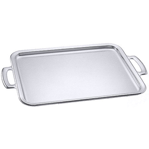 Taca ze stali nierdzewnej z uchwytami 350x270x16 mm | CONTACTO, 950/350