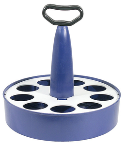 Stojak na 9 szklanek, okrągły, o średnicy do 64 mm | CONTACTO, 1254/009