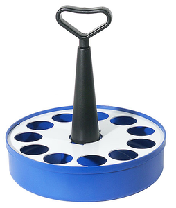 Stojak na 11 szklanek, okrągły, o średnicy do 55 mm | CONTACTO, 1254/011