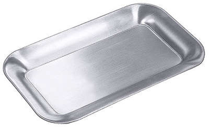 Taca ze stali nierdzewnej, prostokąt 210x130x15 mm | CONTACTO, 4647/210