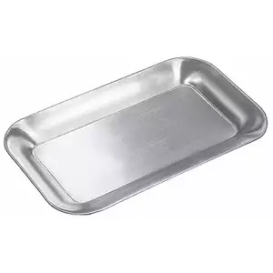 Taca ze stali nierdzewnej, prostokąt 210x130x15 mm | CONTACTO, 4647/210