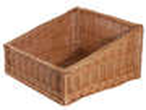 Koszyk z wikliny do pieczywa, skośny 450x450x220 mm | CONTACTO, 4880/450