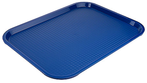 Taca polipropylenowa Fast Food, niebieska 450x350x20 mm | CONTACTO, 5353/003