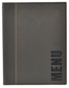 Karta menu, czarna 340x240 mm | CONTACTO, 5831/041