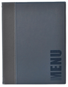 Karta menu, niebieska 340x240 mm | CONTACTO, 5831/043