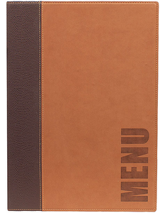 Karta menu, brązowa 340x240 mm | CONTACTO, 5831/044
