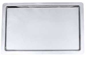 Taca bufetowa ze stali nierdzewnej, prostokątna 820x500x20 mm | CONTACTO, 6910/082
