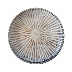 Talerz do pasty 270 mm, biały, niebieski  | FINE DINE, Ammonite