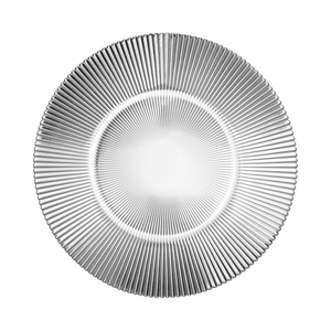 Talerz płytki 280 mm, przezroczysty | FINE DINE, Aura