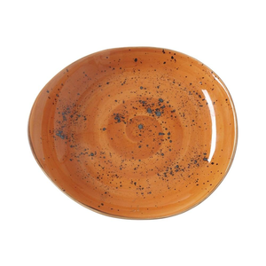 Talerz prezentacyjny 270x240 mm, pomarańczowy | FINE DINE, Dahlia