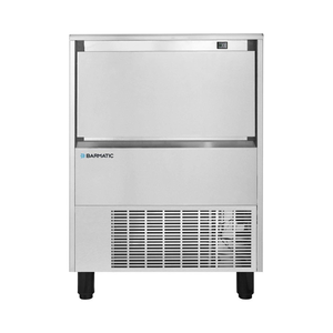 Kostkarka do lodu 99 kg/24 h, pojemność zasobnika 35 kg, chłodzona powietrzem, 0,465 kW, 660x700x832 mm | BARMATIC, Gravitation Ice