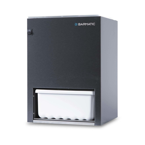 Kruszarka do lodu 300 kg/h, pojemność zasobnika 5 kg, 0,15 kW, 370x315x515 mm | BARMATIC, Mineral max