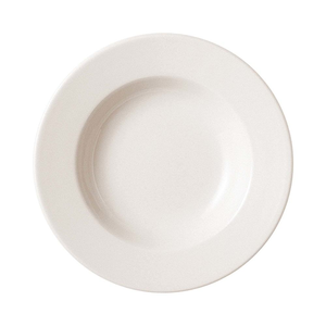 Talerz głęboki z płaskim rantem 230 mm, kremowy | PORLAND, Dove