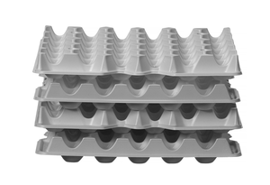 Zestaw 4 tacek na jajka 291x288x41mm | HENDI, Ovobox