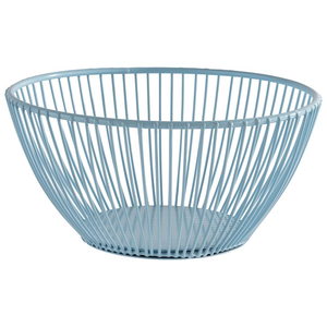 Koszyk metalowy okrągły 175 mm, niebieski | APS, Svart