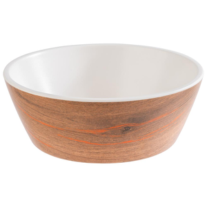 Miska z melaminy 0,5 l, 155 mm, brązowa | APS, Crazy Wood
