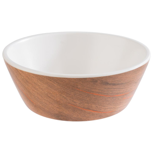 Miska z melaminy 1,2 l, 205 mm, brązowa | APS, Crazy Wood