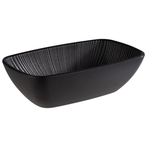 Miska z melaminy GN 1/9, 0,35 l, 176x108x55 mm, czarna | APS, Nero