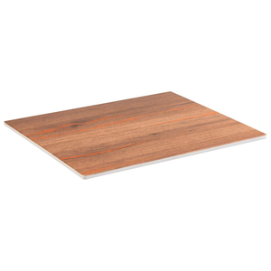 Taca prostokątna z melaminy GN 1/2, 325x265x8 mm, brązowa | APS, Crazy Wood