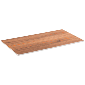Taca prostokątna z melaminy GN 1/3, 323x173x8 mm, brązowa | APS, Crazy Wood