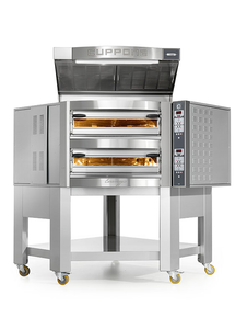 Piec do pizzy 2-komorowy, 16x pizza 35 cm, 23,6 kW, 1445x1639x777 mm | CUPPONE, Caravaggio